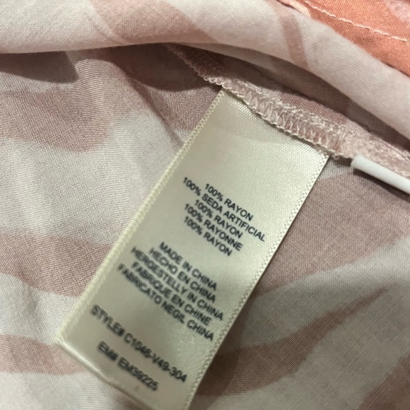 NWT Anthropologie Cloth & Stone Print Button Down Top - Picture 3 of 3